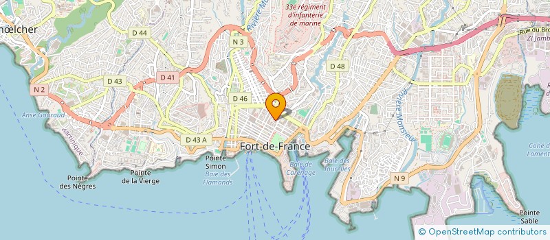localisation de l'entreprise HORLOGERIE  972  FORT-DE-FRANCE
