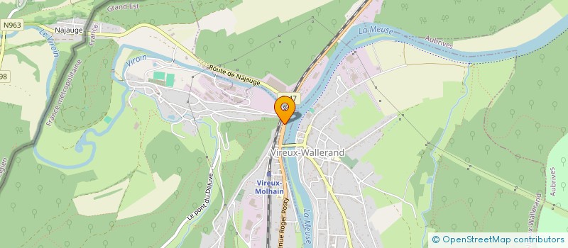 localisation de l'entreprise HORLOGERIE BIJOUTERIE CUCCINI  VIREUX-MOLHAIN