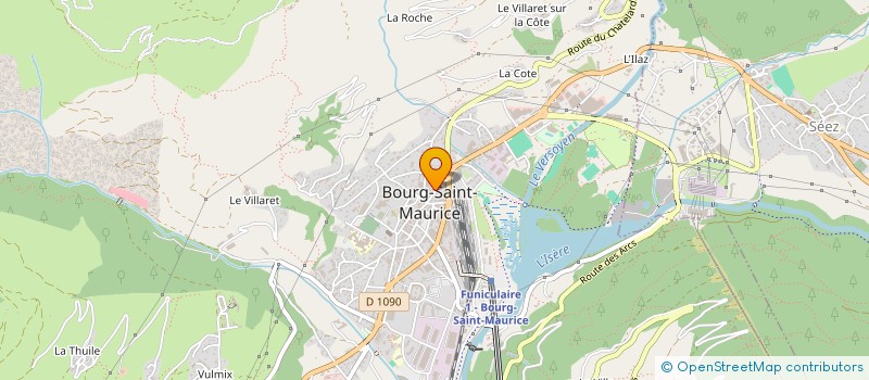 localisation de l'entreprise HORLOGERIE BIJOUTERIE DELAVEST à BOURG-SAINT-MAURICE