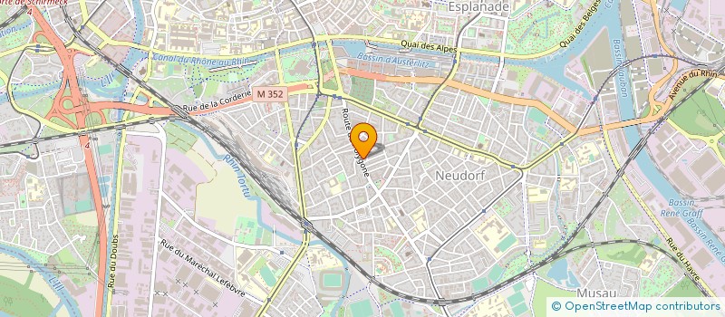 localisation de l'entreprise HORLOGERIE BIJOUTERIE FISCHER à STRASBOURG