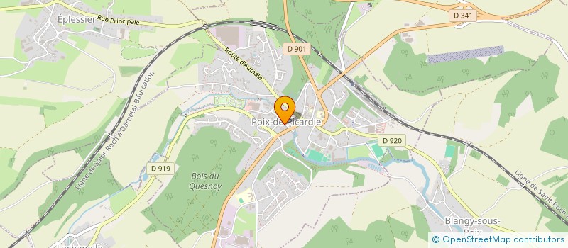 localisation de l'entreprise HORLOGERIE BIJOUTERIE LAMBERT  POIX-DE-PICARDIE