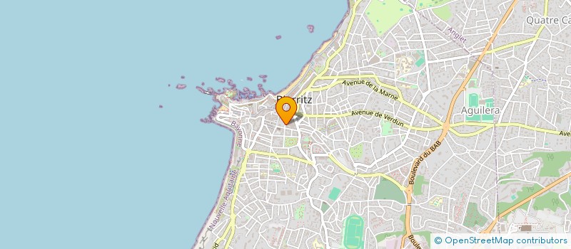 localisation de l'entreprise HORLOGERIE CAZAUX à BIARRITZ