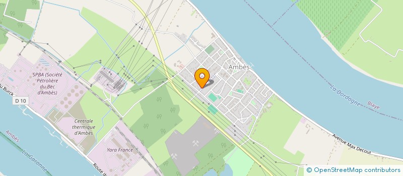 localisation de l'entreprise HORLOGERIE CLE TEL SERVICE  AMBES