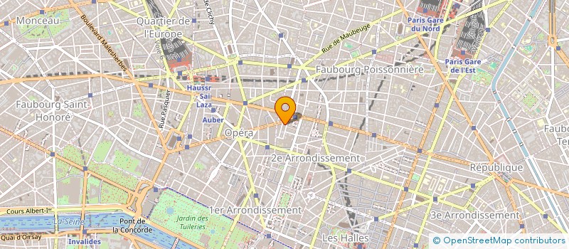 localisation de l'entreprise HORLOGERIE GALIBERT à PARIS