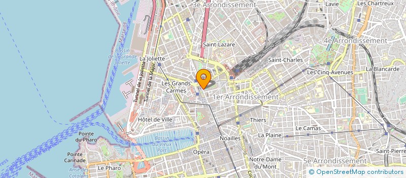 localisation de l'entreprise HORLOGERIE MARSEILLAISE DE PRECISION à MARSEILLE