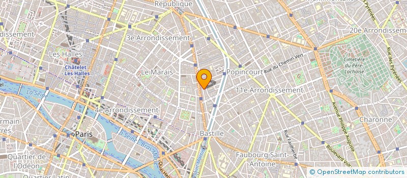 localisation de l'entreprise HORLOGES D ANTAN SARL à PARIS