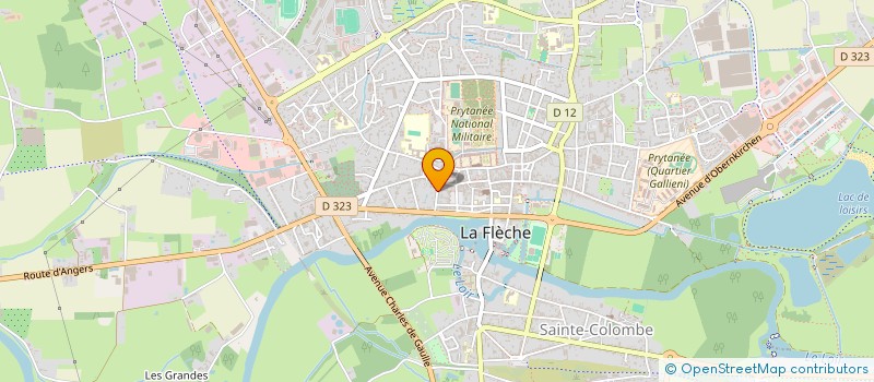 localisation de l'entreprise HORMAPI  LA FLECHE