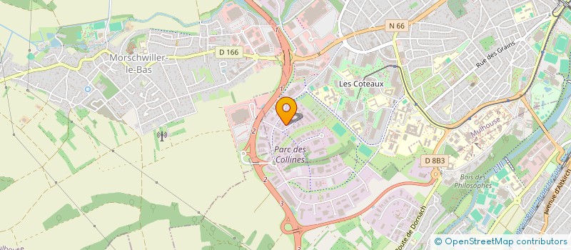 localisation de l'entreprise HORME  MULHOUSE