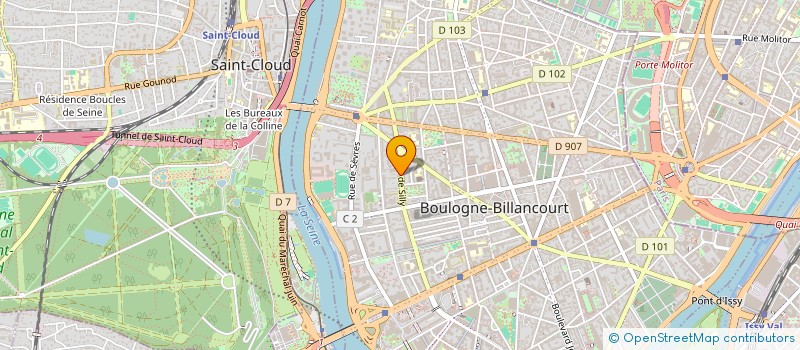 localisation de l'entreprise HORME-PERFORMANCE à BOULOGNE-BILLANCOURT