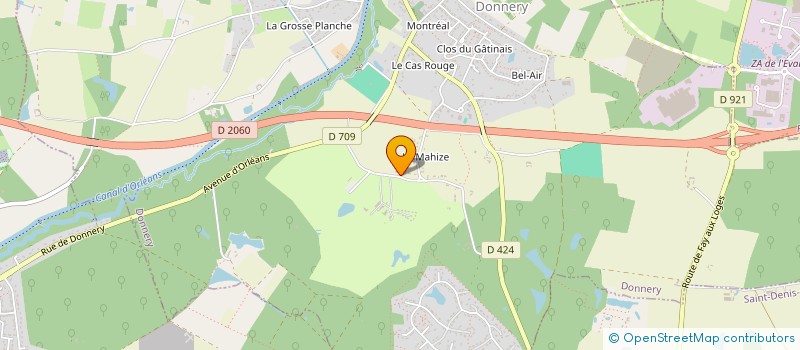 localisation de l'entreprise HORMESIS CONSULTING à DONNERY