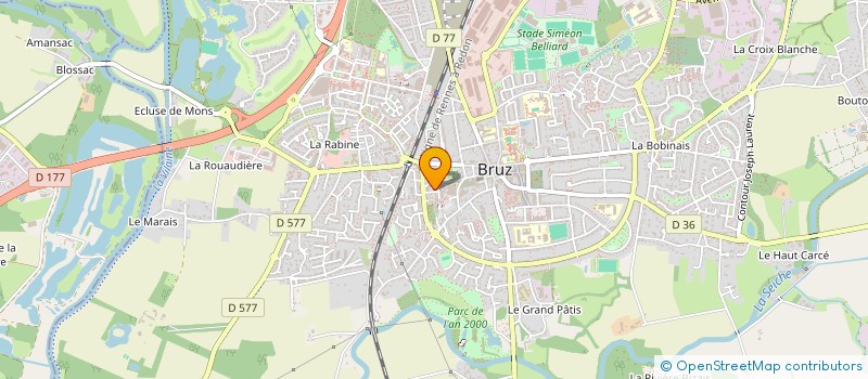 localisation de l'entreprise HORMESSIA à BRUZ