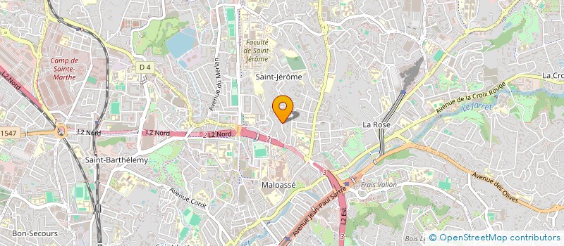 localisation de l'entreprise HORMI TERRASSEMENT BATIMENT à MARSEILLE