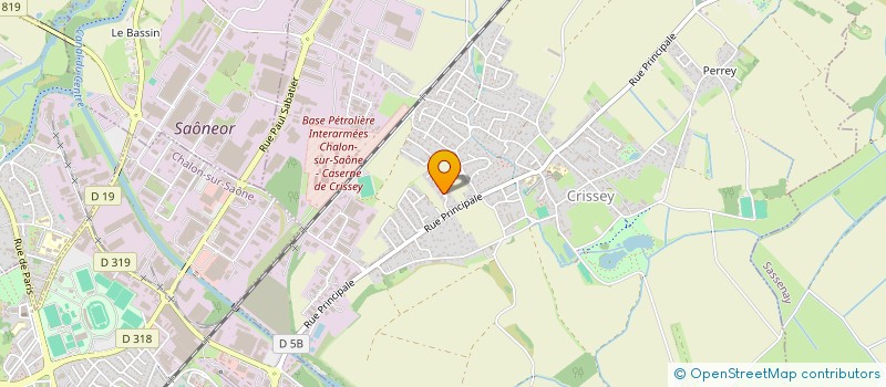 localisation de l'entreprise HORMIGA  CRISSEY