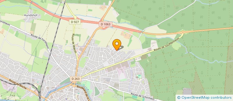 localisation de l'entreprise HORMONT  HAGUENAU