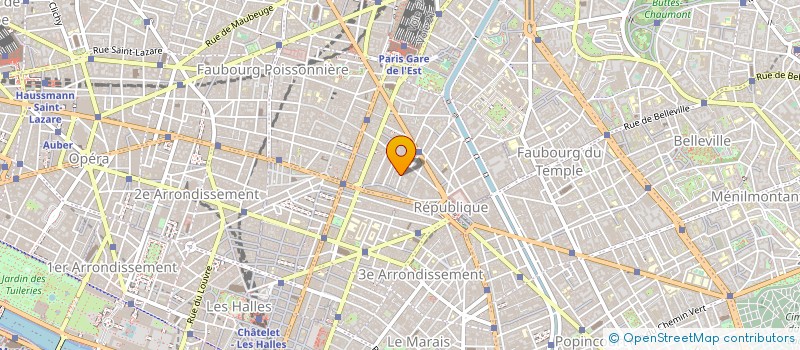 localisation de l'entreprise HORN à PARIS