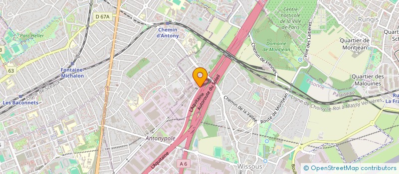 localisation de l'entreprise HORNET INTERNATIONAL  WISSOUS