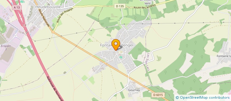 localisation de l'entreprise HORNEZ IMMO  FONTAINE-BELLENGER