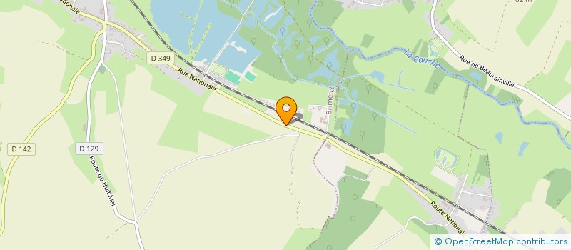 localisation de l'entreprise HORNOY FILS ET FRERES  BRIMEUX