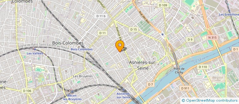 localisation de l'entreprise HORO à ASNIERES-SUR-SEINE