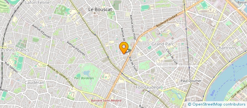 localisation de l'entreprise HORO DISTRIBUTION  LE BOUSCAT