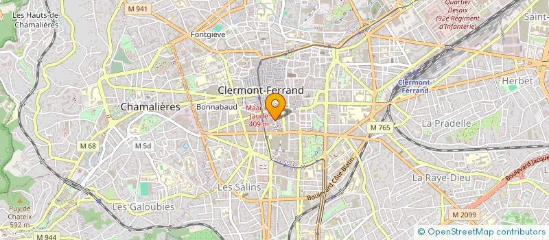 localisation de l'entreprise HORODUST  CLERMONT-FERRAND