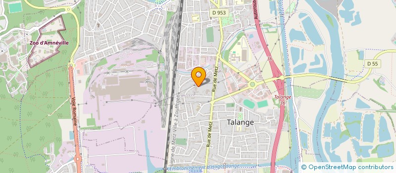 localisation de l'entreprise HORON SARL  TALANGE