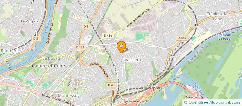 localisation de l'entreprise HOROPAJE 2010  CALUIRE-ET-CUIRE