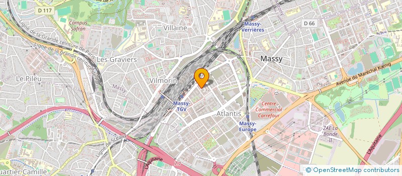 localisation de l'entreprise HOROQUARTZ à MASSY