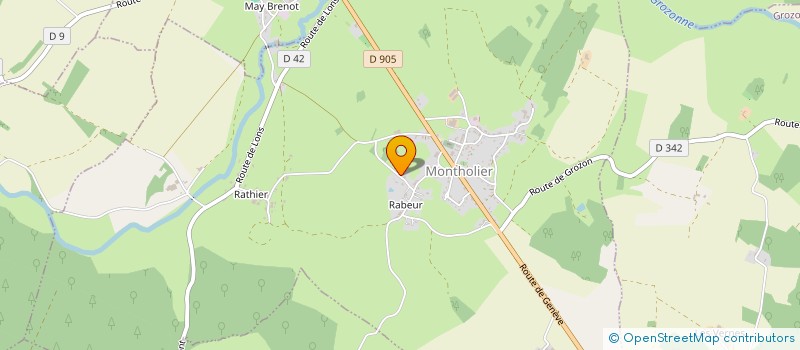 localisation de l'entreprise HORPEO  COURLANS