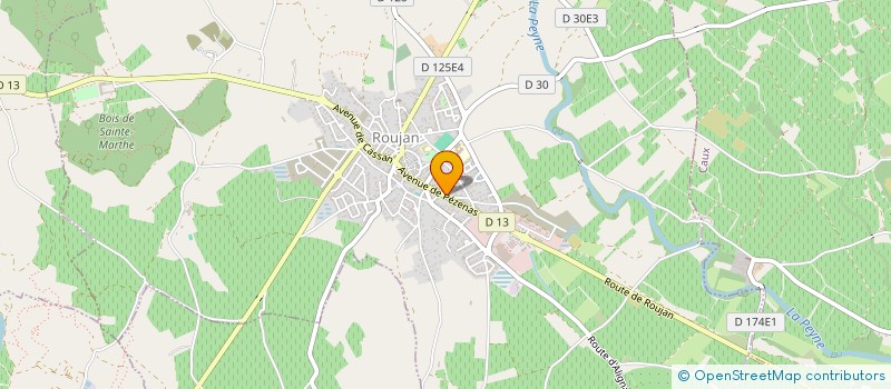 localisation de l'entreprise HORPI  ROUJAN