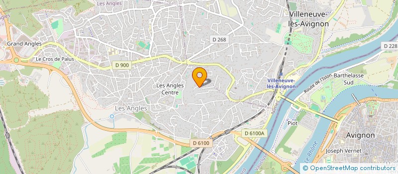 localisation de l'entreprise HORPIA  LES ANGLES