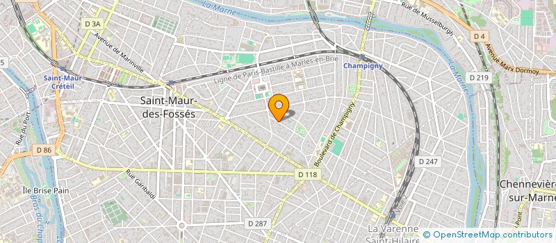 localisation de l'entreprise HORR à SAINT-MAUR-DES-FOSSES