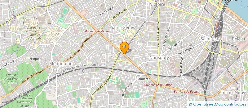 localisation de l'entreprise HORRIA FAN à BORDEAUX