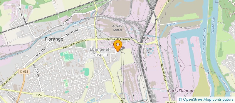 localisation de l'entreprise HORRIGUE DECO  FLORANGE