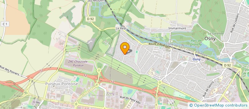 localisation de l'entreprise HORRILLO FERMETURE  OSNY