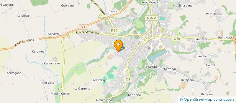 localisation de l'entreprise HORROR ACADEMY  GOURIN