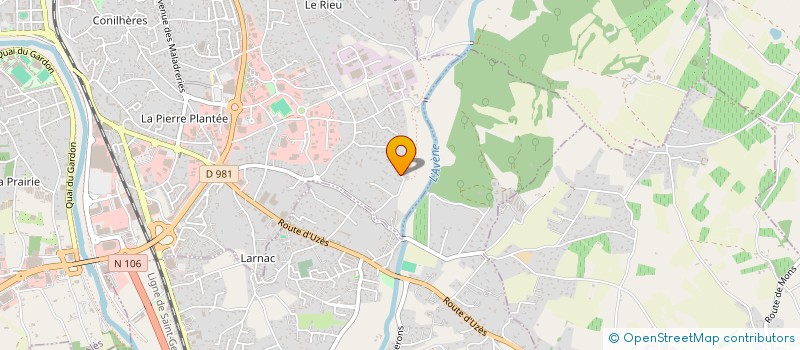 localisation de l'entreprise HORS CADRE 30  ALES