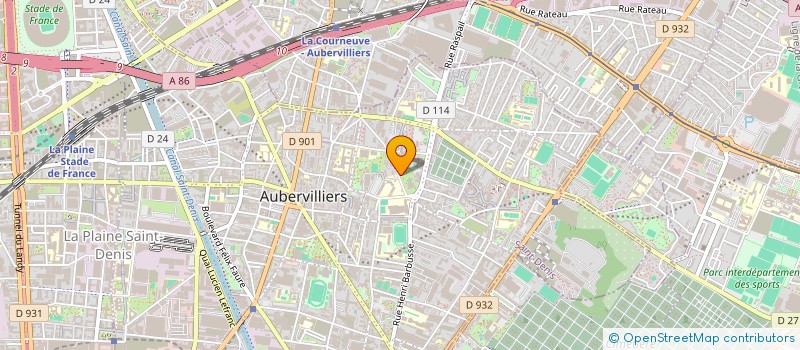 localisation de l'entreprise HORS-CADRE  AUBERVILLIERS