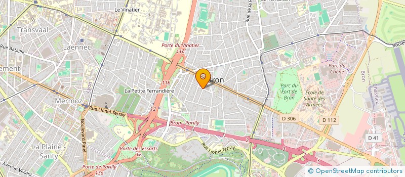 localisation de l'entreprise HORS CADRE à BRON