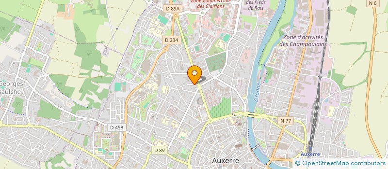 localisation de l'entreprise HORS CADRE à AUXERRE