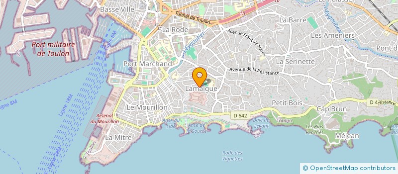 localisation de l'entreprise HORS CADRE  TOULON