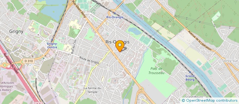 localisation de l'entreprise HORS CASE  RIS-ORANGIS