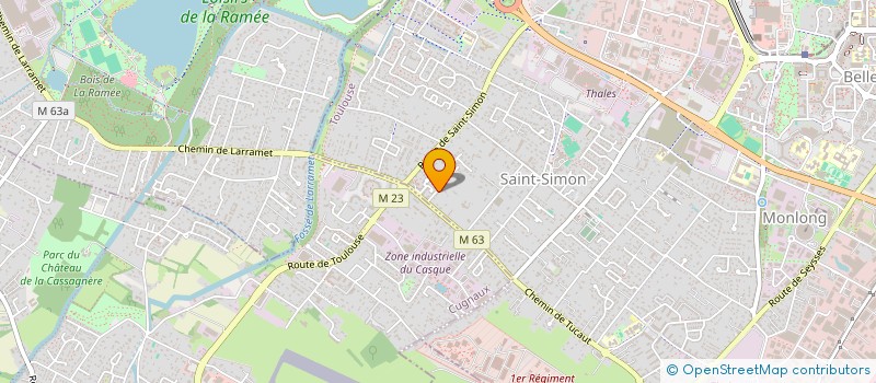 localisation de l'entreprise HORS CHAMP à TOULOUSE