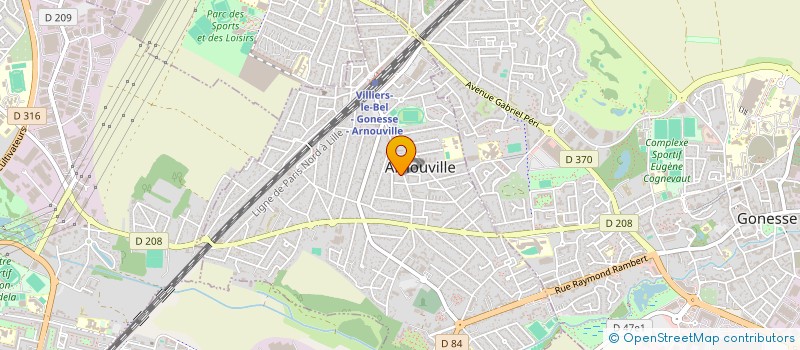 localisation de l'entreprise HORS CHAMP  ARNOUVILLE