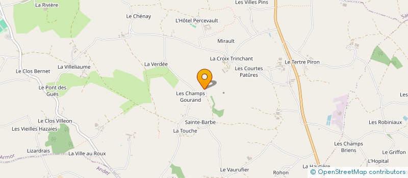 localisation de l'entreprise HORS CHAMP  LAMBALLE-ARMOR