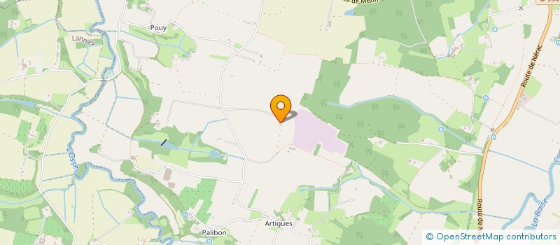 localisation de l'entreprise HORS-CHAMP  CAZAUBON