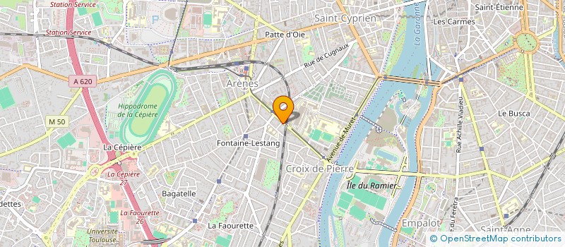 localisation de l'entreprise HORS CHAPEAU  TOULOUSE