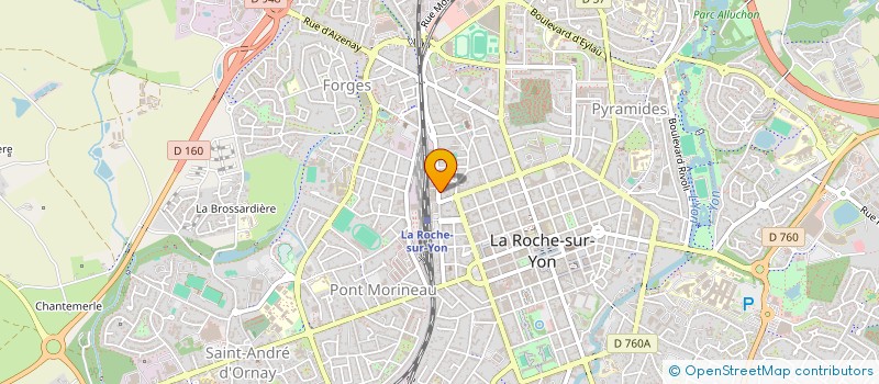 localisation de l'entreprise HORS D'EAU à LA ROCHE-SUR-YON