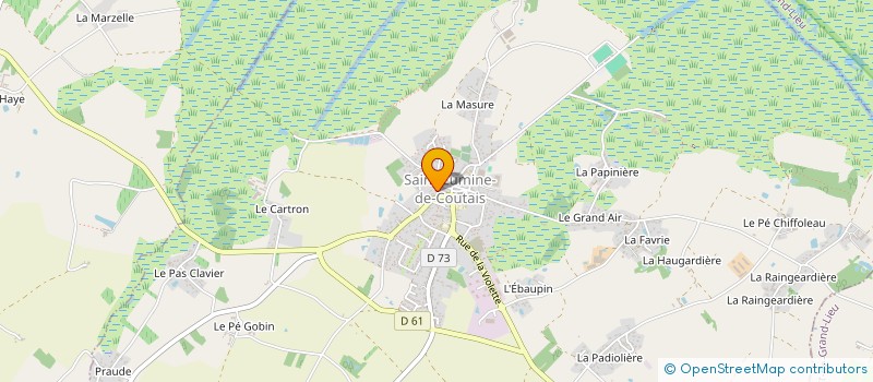 localisation de l'entreprise HORS D'USAGE  TREILLIERES