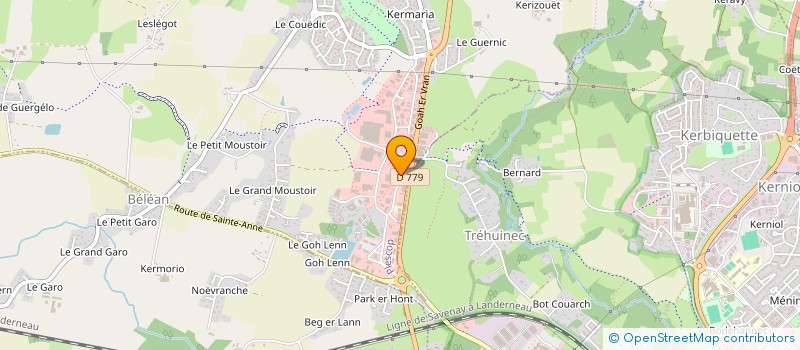 localisation de l'entreprise HORS DU TEMPS  PLESCOP